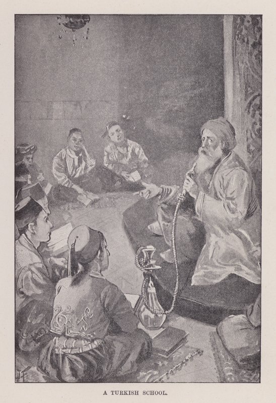 Egy török iskola (litho) alkotó: Joseph (after) Finnemore