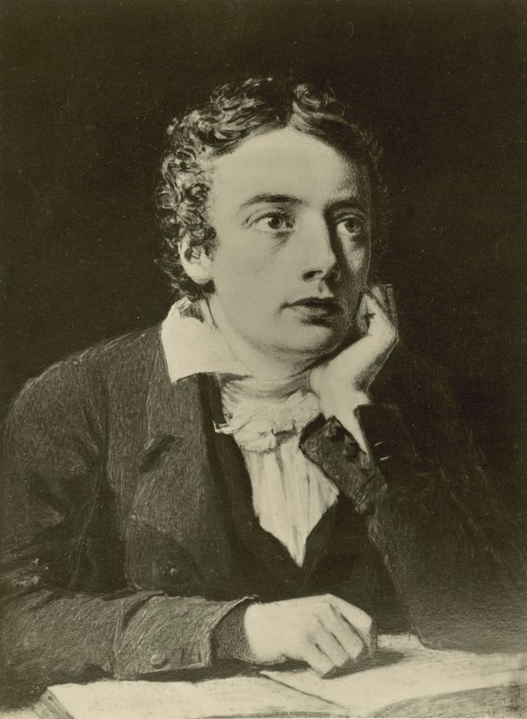 John Keats, angol költő (litho) alkotó: Joseph (after) Pennell