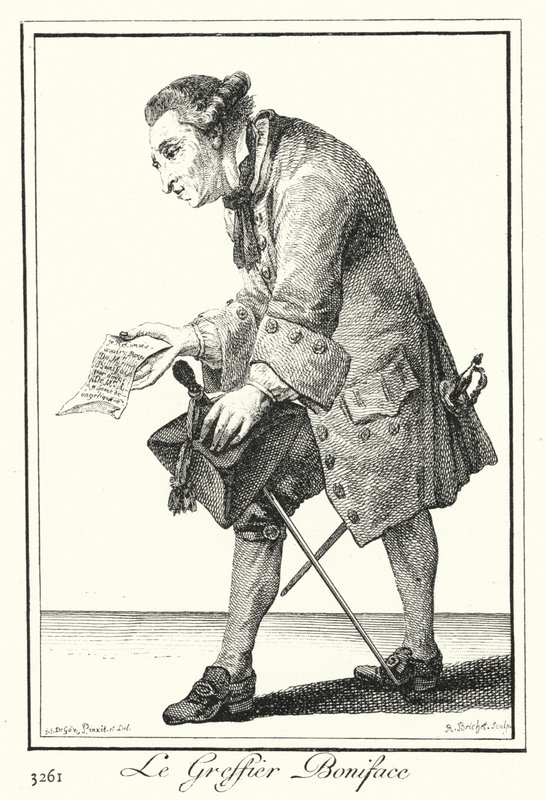Bonifác jegyző (metszet) alkotó: Joseph Franz von (after) Goez