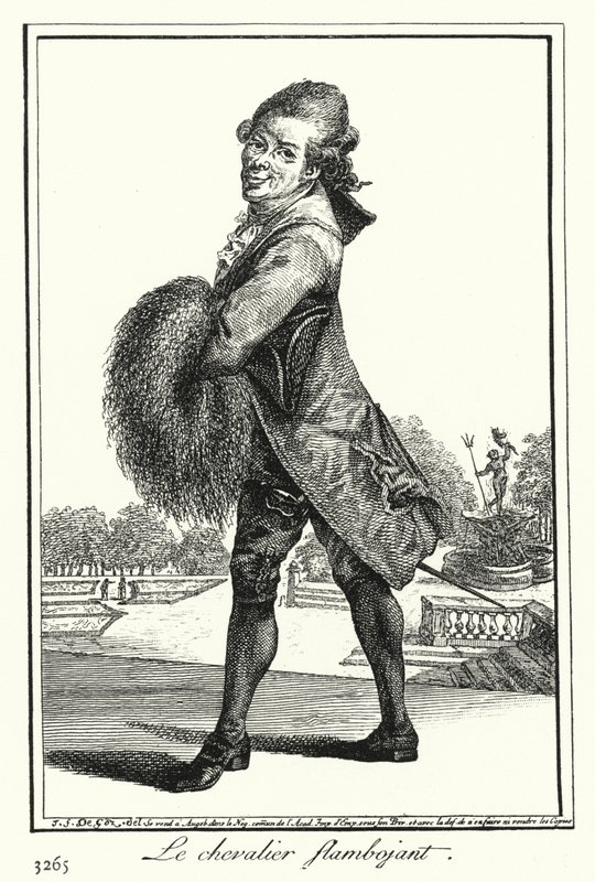 The Flamboyant Knight (metszet) alkotó: Joseph Franz von (after) Goez