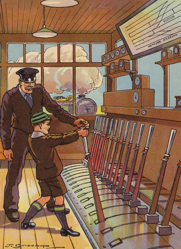 "Ha férfi leszek" (színes litográfia) alkotó: Joseph Greenup