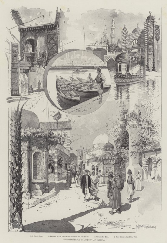 Konstantinápoly Londonban, Olimpiában alkotó: Joseph Holland Tringham