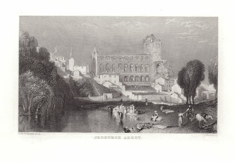 Jedburgh-i apátság alkotó: Joseph Mallord William Turner