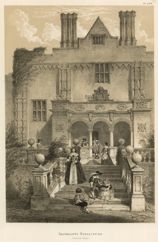 Cranbourne, Dorsetshire, Kert Front alkotó: Joseph Nash