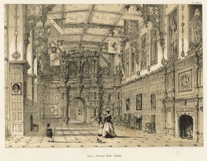 Hall, Audley End, Essex alkotó: Joseph Nash
