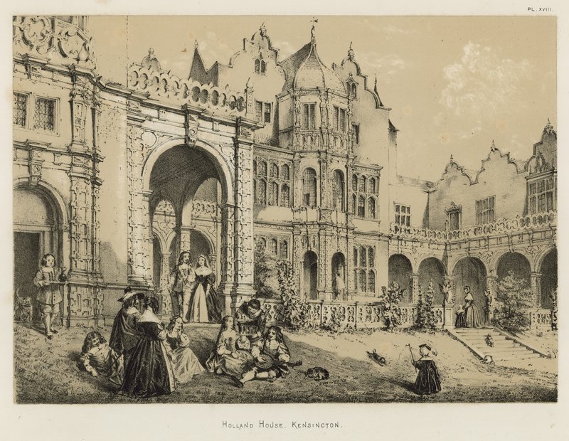 Holland House, Kensington alkotó: Joseph Nash