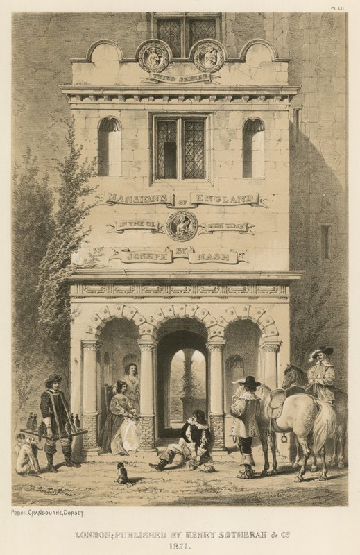 Porch, Cranbourne, Dorset alkotó: Joseph Nash