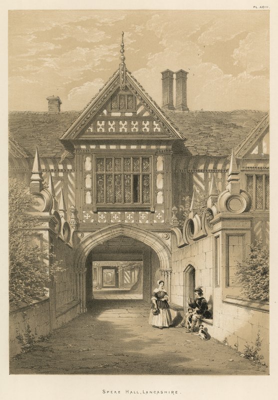 Speke Hall, Lancashire alkotó: Joseph Nash