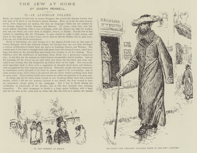 A zsidó otthon, Joseph Pennell alkotó: Joseph Pennell