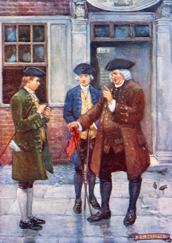 Dr. Johnson alkotó: Joseph Ratcliffe Skelton