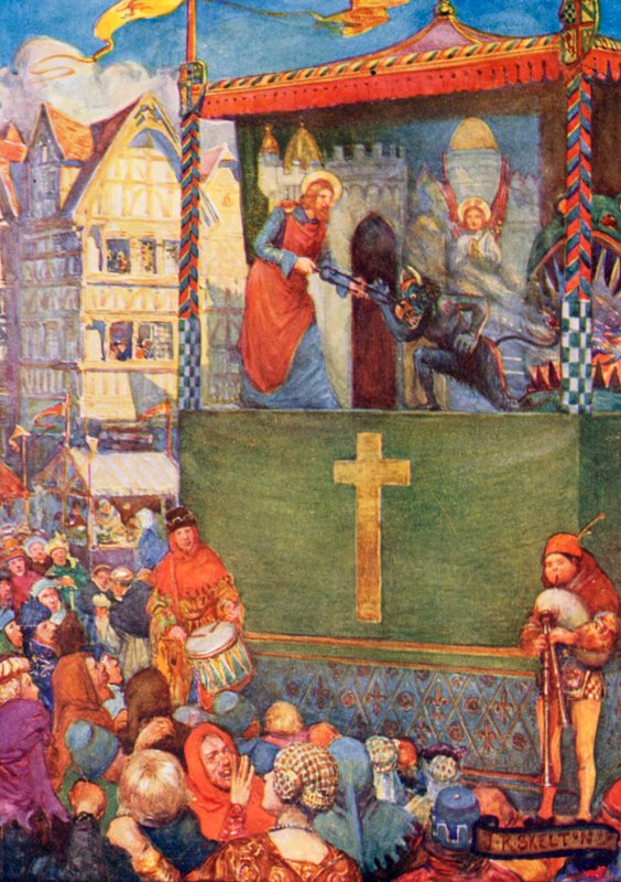 Középkori misztériumjáték alkotó: Joseph Ratcliffe Skelton