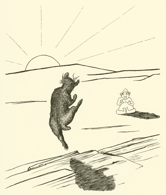 Öreg kenguru (metszet) alkotó: Joseph Rudyard (after) Kipling
