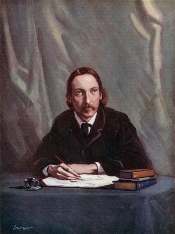 Robert Louis Stevenson, 1850-1894 alkotó: Joseph Simpson
