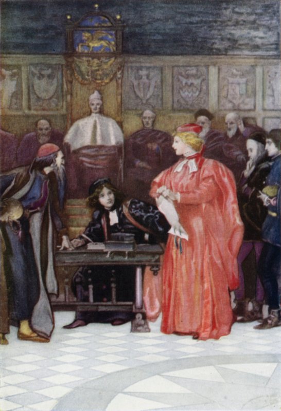 A velencei kereskedő alkotó: Joseph Walter West