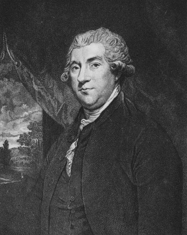James Boswell, portré (litho) alkotó: Joshua (after) Reynolds