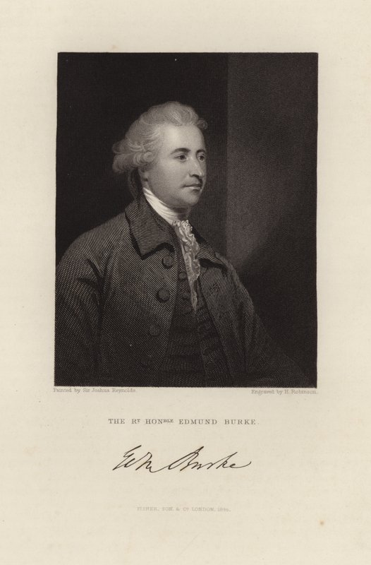 Edmund Burke alkotó: Joshua Reynolds