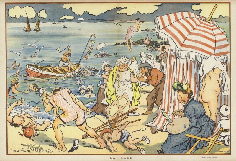 Illusztráció Le Rire alkotó: Jules Abel Faivre