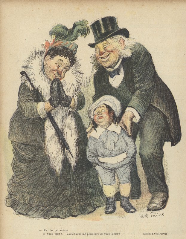 Illusztráció Le Rire alkotó: Jules Abel Faivre