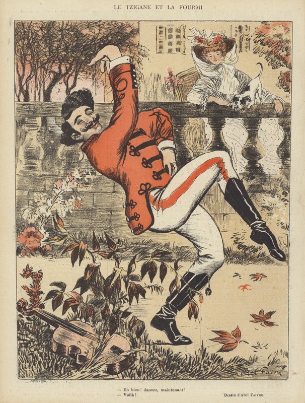 Illusztráció Le Rire alkotó: Jules Abel Faivre
