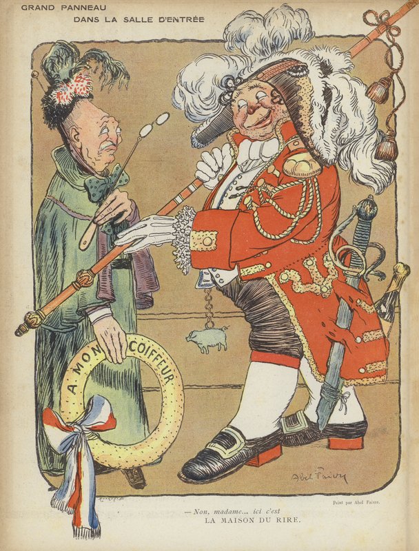 Illusztráció Le Rire alkotó: Jules Abel Faivre