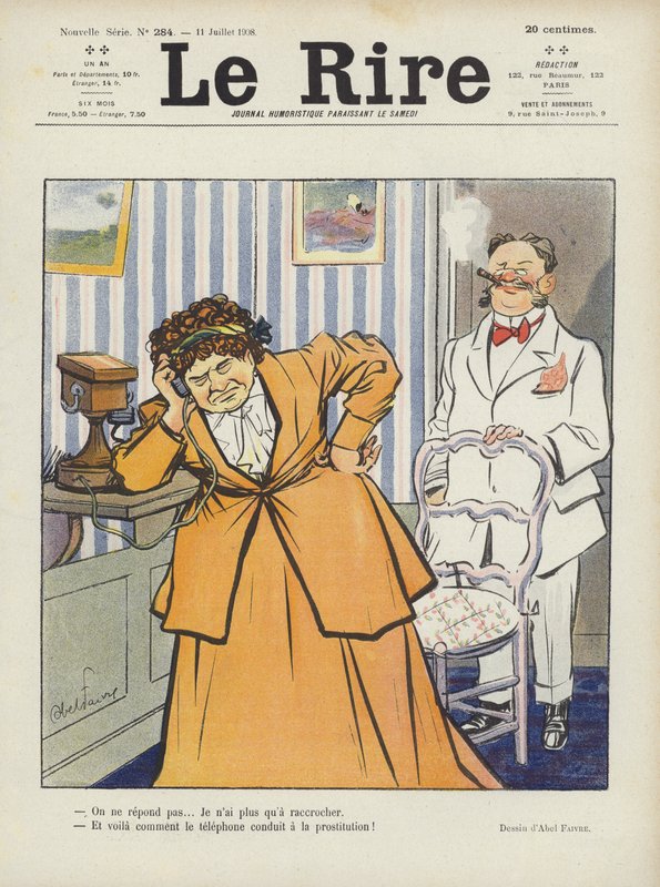 Illusztráció Le Rire alkotó: Jules Abel Faivre