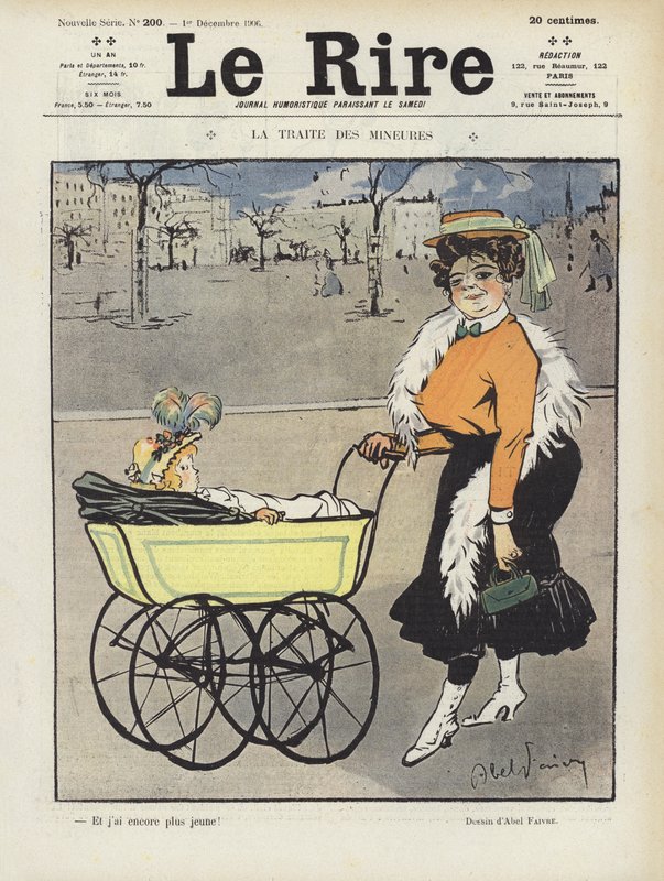 Illusztráció Le Rire alkotó: Jules Abel Faivre