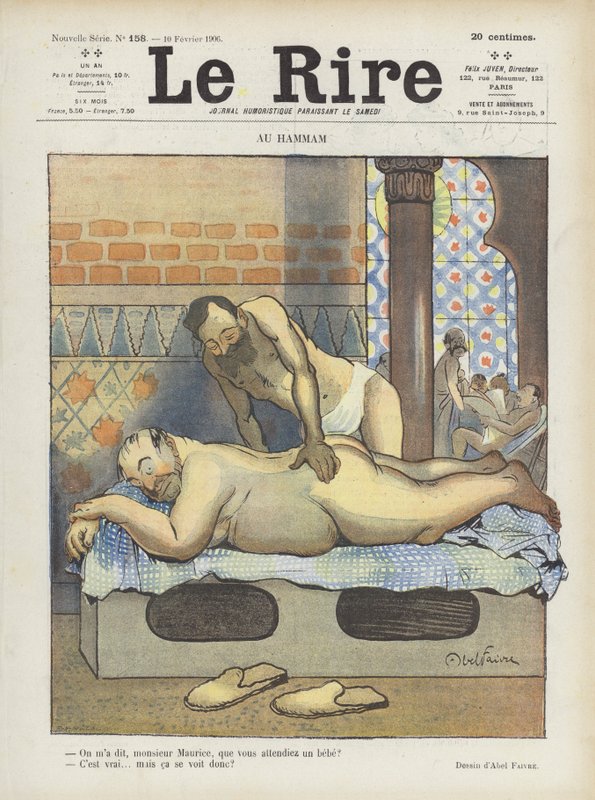 Illusztráció Le Rire alkotó: Jules Abel Faivre