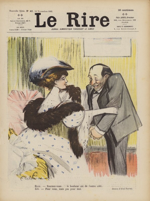 Illusztráció Le Rire alkotó: Jules Abel Faivre