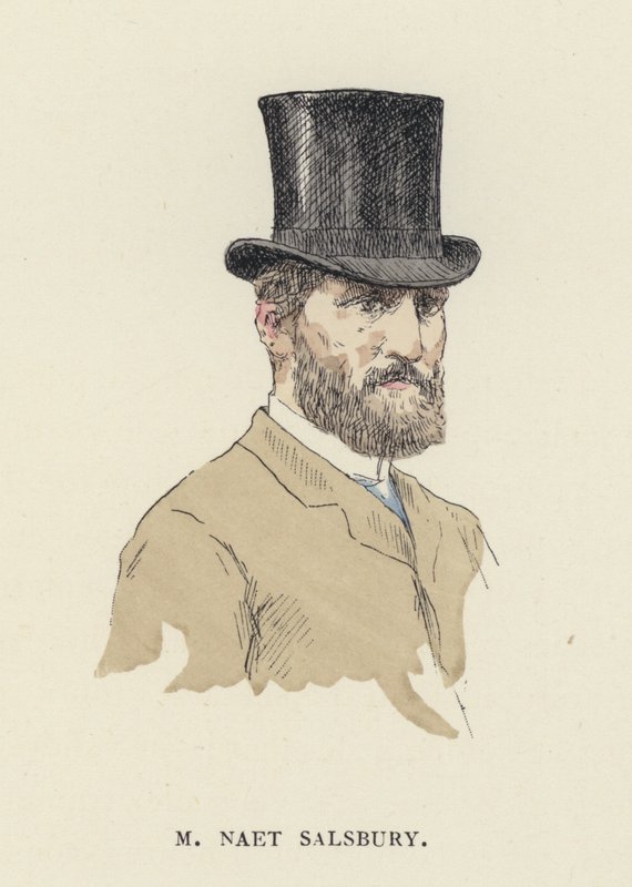 M Naet Salsbury (színes litó) alkotó: Jules Arsene (after) Garnier