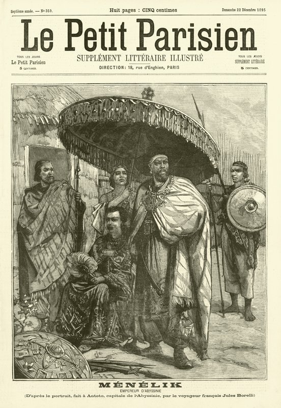 Menelik, Abesszínia császára alkotó: Jules Borelli