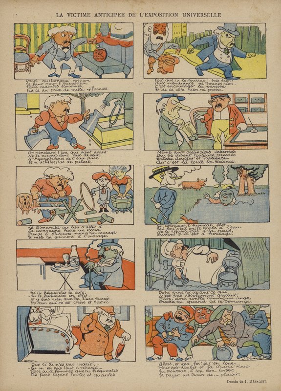 Illusztráció Le Rire alkotó: Jules Depaquit