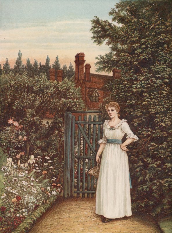 Arany nyár (színes litográfia) alkotó: Kate (after) Greenaway