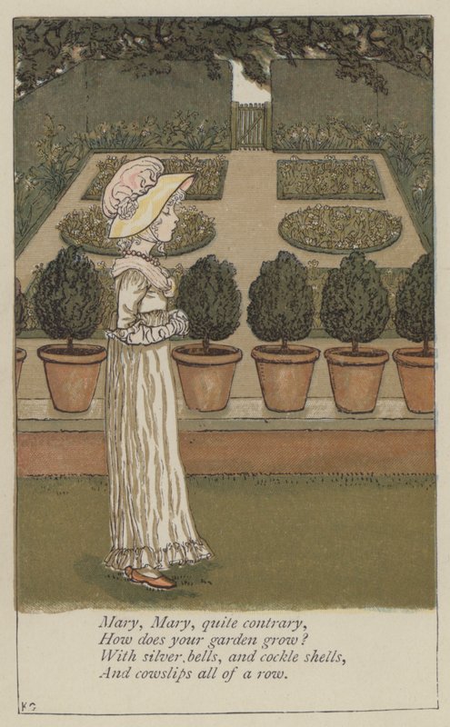 Mária, Mária, éppen ellenkezőleg (színes litó) alkotó: Kate (after) Greenaway