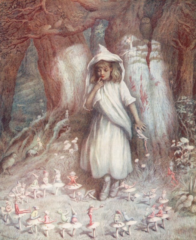 A manó gyűrű (színes litográfia) alkotó: Kate (after) Greenaway