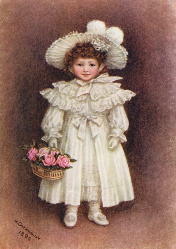 Vera Evelyn Samuel (színes litográfia) alkotó: Kate (after) Greenaway