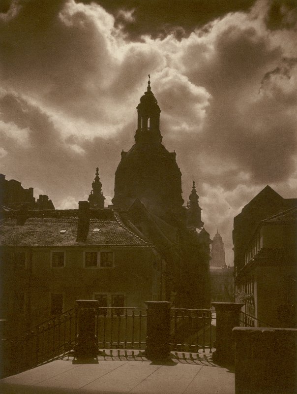 Drezda, Frauenkirche (f/w fotó) alkotó: Kurt Hielscher