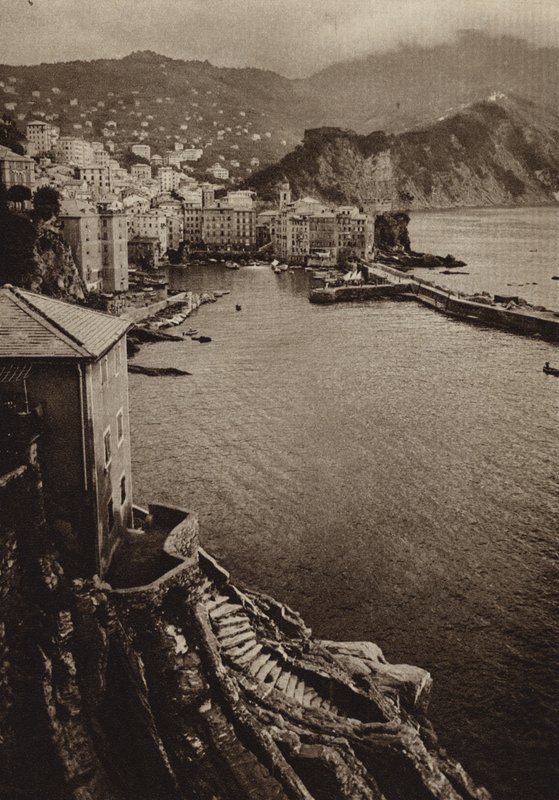 Olaszország: Camogli, Riviera (f/w fotó) alkotó: Kurt Hielscher