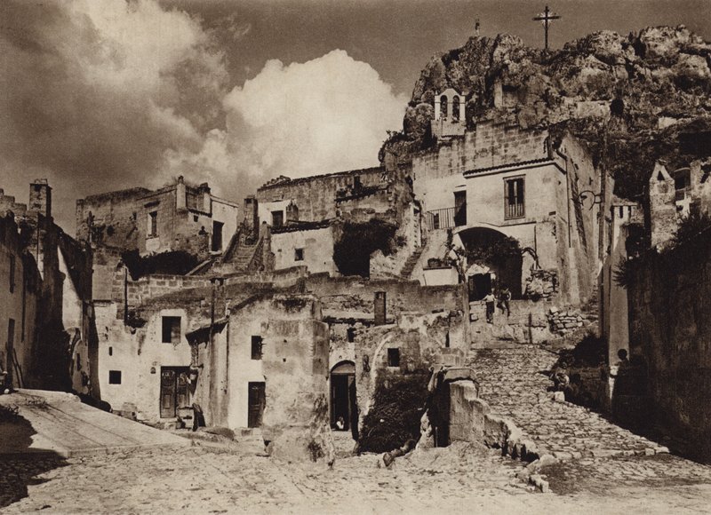 Olaszország: Matera, Puglie (f/w fotó) alkotó: Kurt Hielscher