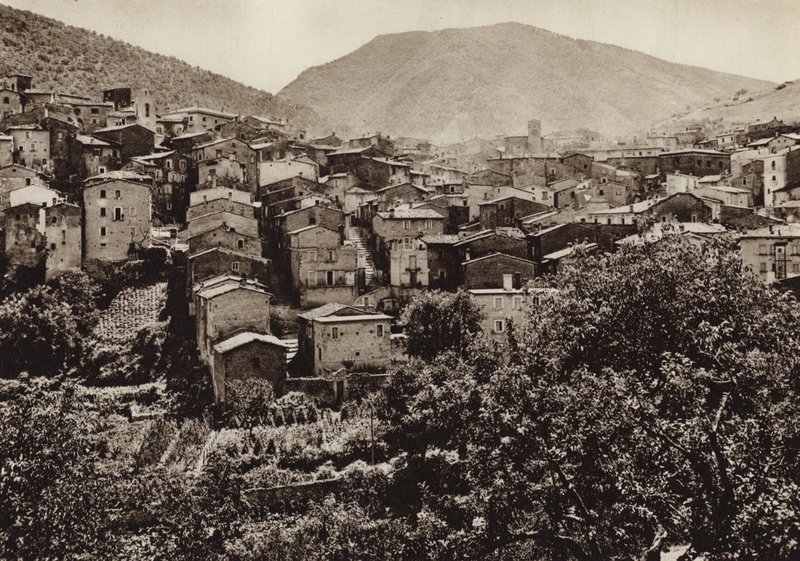 Olaszország: Scanno, Abruzzi (f/w fotó) alkotó: Kurt Hielscher