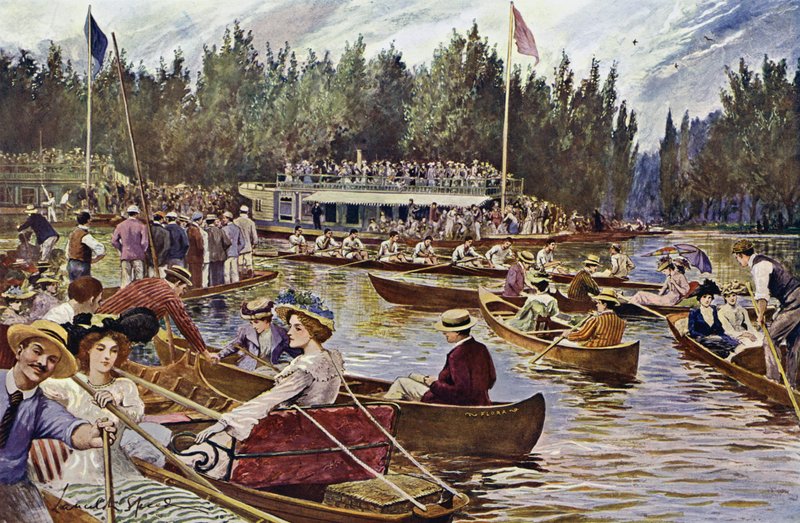 Evezés Oxfordban alkotó: Lancelot Speed