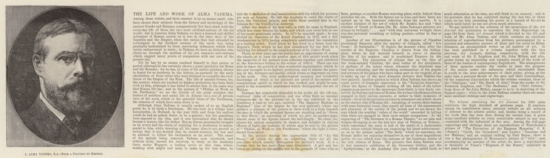 L Alma Tadema, RA alkotó: Lawrence Alma Tadema