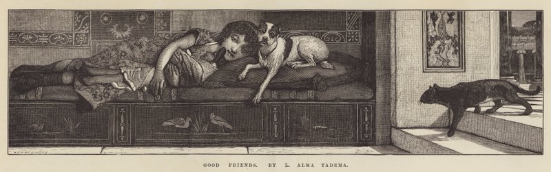 Jó barátok alkotó: Lawrence Alma Tadema
