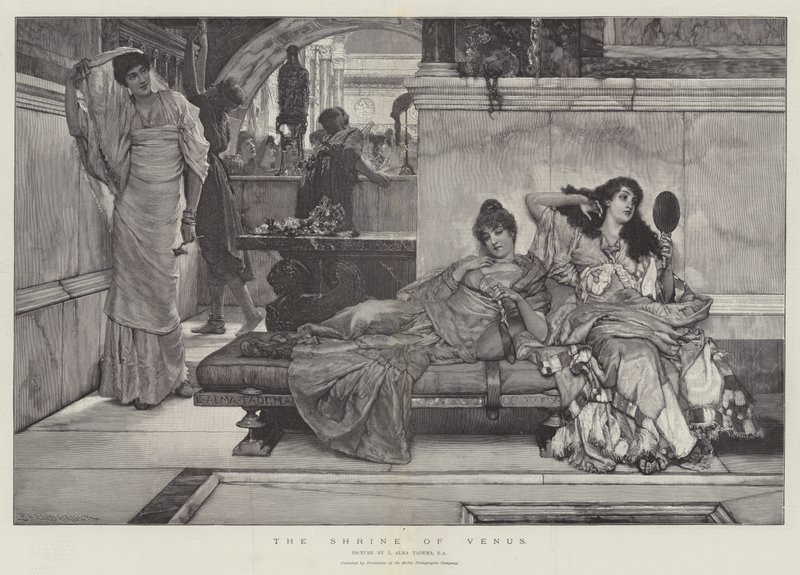 A Vénusz szentélye alkotó: Lawrence Alma Tadema