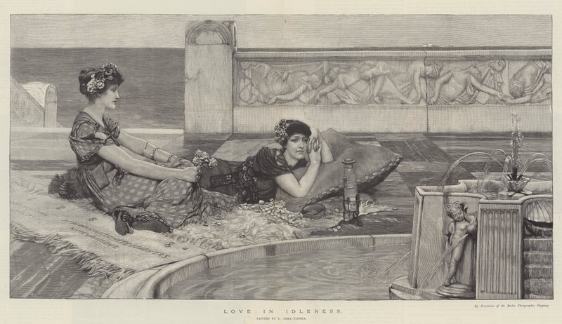 Szerelem tétlenségben alkotó: Lawrence Alma Tadema