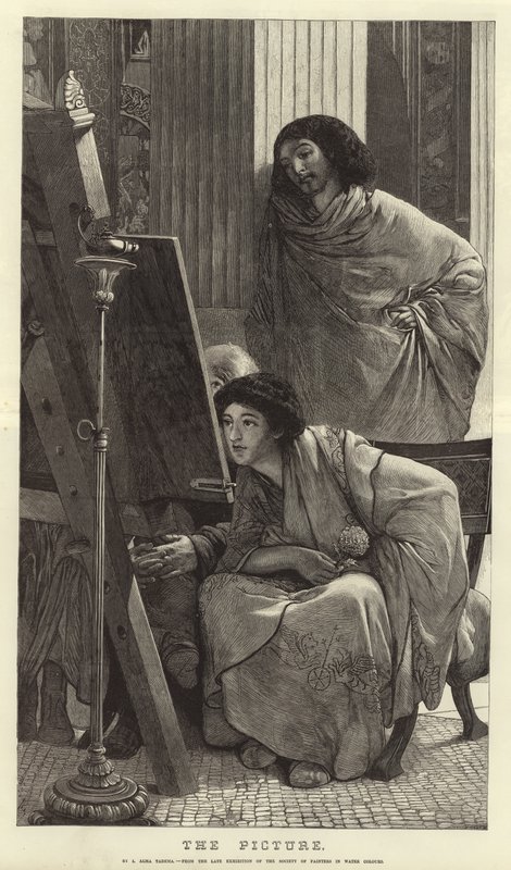 A kép alkotó: Lawrence Alma Tadema