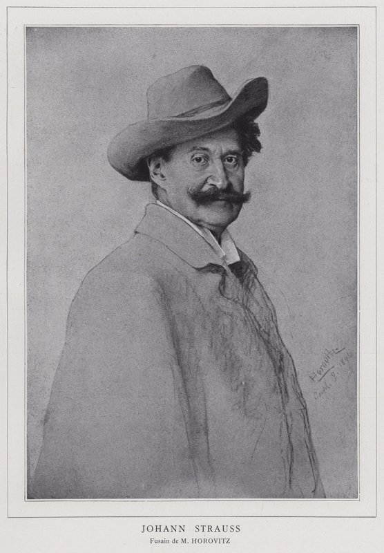 Johann Strauss az ifjabb, osztrák zeneszerző alkotó: Leopold Horovitz