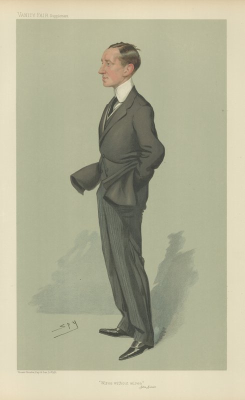 Guglielmo Marconi alkotó: Leslie Matthew Ward