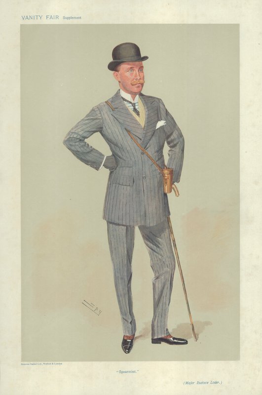 Eustace Loder őrnagy alkotó: Leslie Matthew Ward