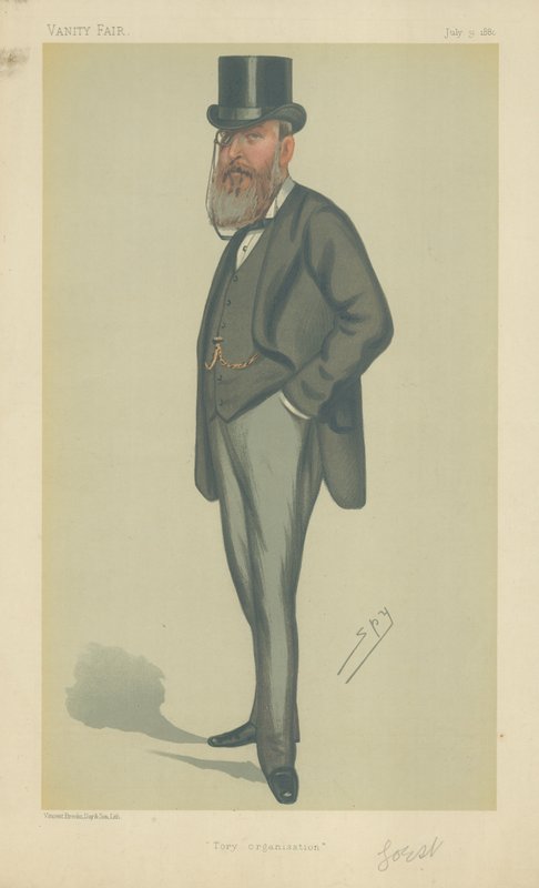 John Eldon Gorst úr alkotó: Leslie Matthew Ward