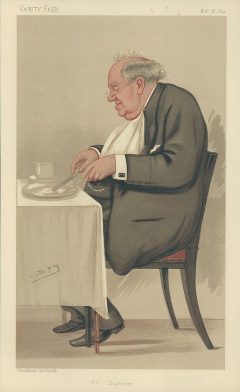 P. T. Barnum úr alkotó: Leslie Matthew Ward